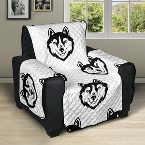 Siberian Husky Pattern Recliner Cover Protector