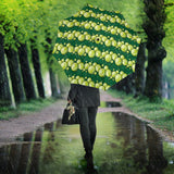 Tennis Pattern Print Design 04 Umbrella