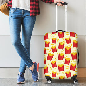 French Fries Pattern Theme Luggage Covers