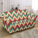 Zigzag Chevron Pattern Loveseat Couch Slipcover