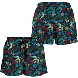 Swallow Pattern Print Design 04 Women Shorts