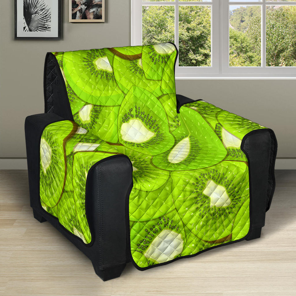 Sliced Kiwi Pattern Recliner Cover Protector
