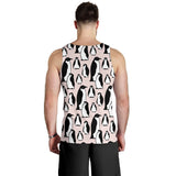 Penguin Pattern Background Men Tank Top