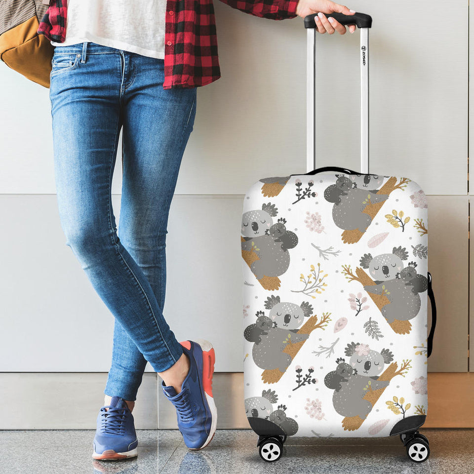 Koala Mom and Baby Pattern Luggage Covers