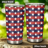 USA Star Pattern Background Tumbler