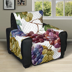 Grape Pattern Recliner Cover Protector