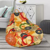 Pizza Texture Pattern Bean Bag Cover