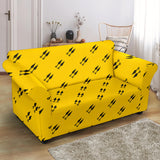 Ninja Weapon Pattern Loveseat Couch Slipcover