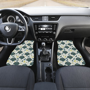 Stingray Pattern Print Design 03 Front and Back Car Mats