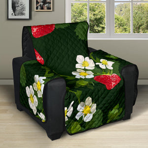 Strawberry Pattern Background Recliner Cover Protector