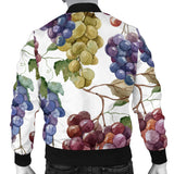 Grape Pattern Men Bomber Jacket