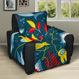 Shark Pattern Recliner Cover Protector