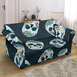 Suger Skull Pattern Loveseat Couch Slipcover