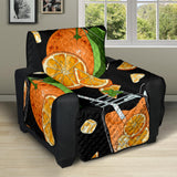 Orange Ice Orance Juice Pattern Recliner Cover Protector