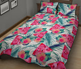 Watermelon Flower Pattern Quilt Bed Set