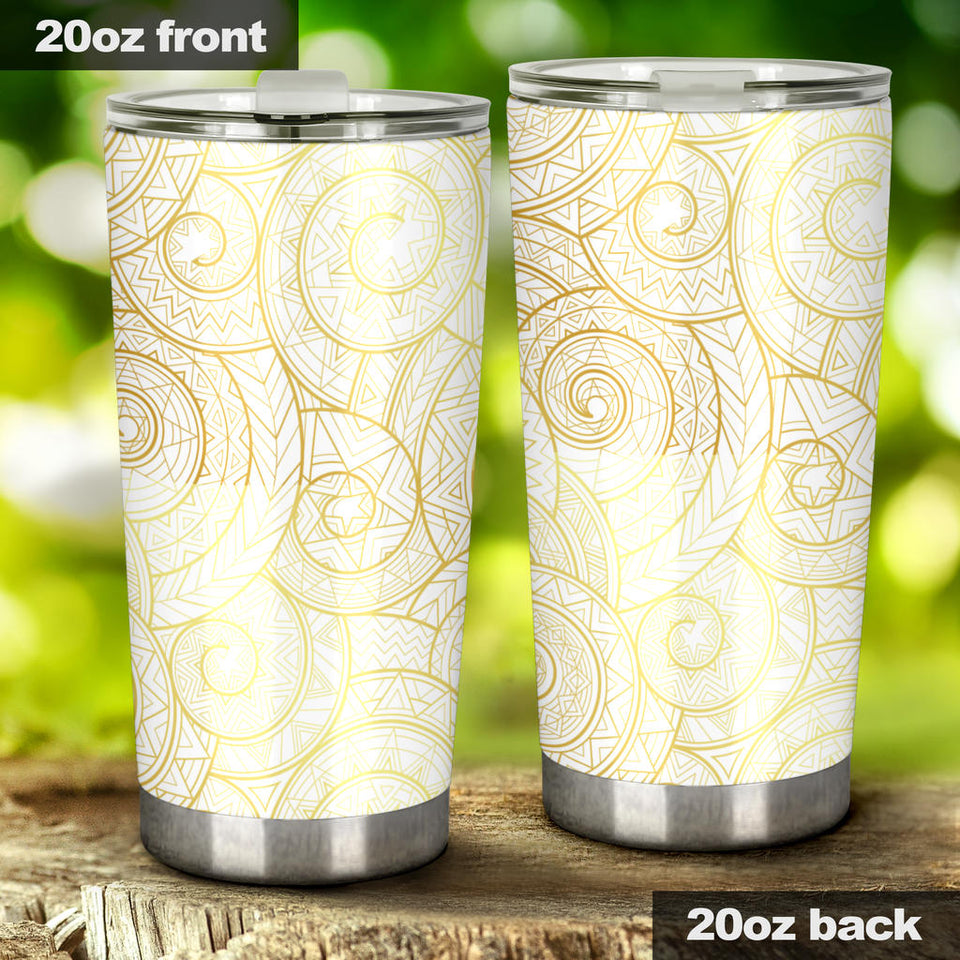 Shell Tribal Pattern Tumbler