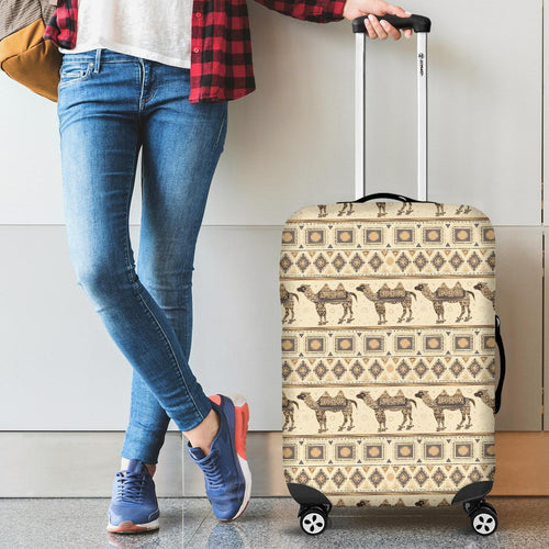 Traditional Camel Pattern Ethnic Motifs Cabin Suitcases