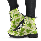 Hop Theme Pattern Leather Boots