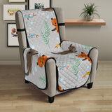 Swimming Fish Otter Pattern Chair Cover Protector