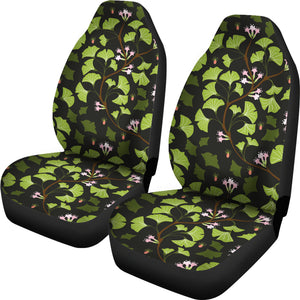 Ginkgo Leaves Flower Pattern Universal Fit Car Seat Covers