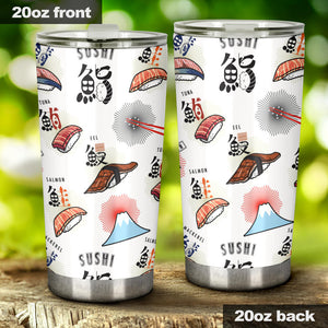 Sushi Japanese Pattern Tumbler