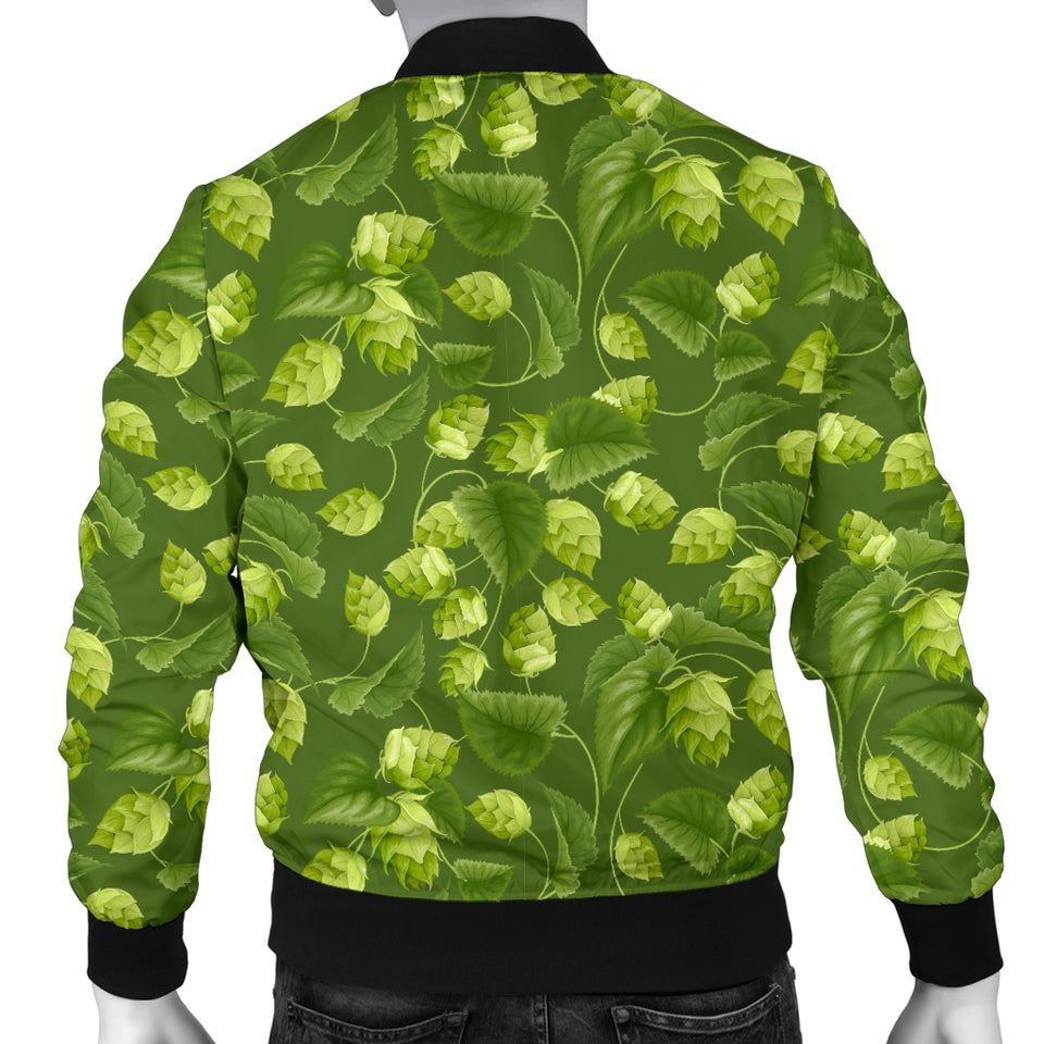 Hop Pattern Men Bomber Jacket