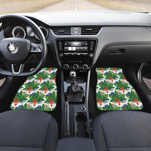 Heliconia Butterfly Leaves Pattern Front Car Mats