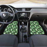 Casino Cards Suits Pattern Print Design 02 Front Car Mats