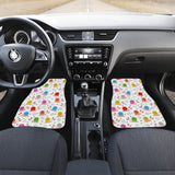 Snail Pattern Print Design 05 Front and Back Car Mats