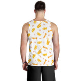 Saxophone Pattern Theme Men Tank Top