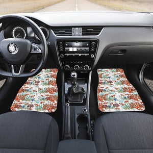 Clown Fish Pattern Print Design 04 Front Car Mats