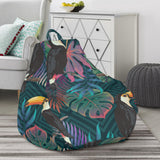 Toucan Pattern Bean Bag Cover