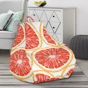 Sliced Grapefruit Pattern Bean Bag Cover