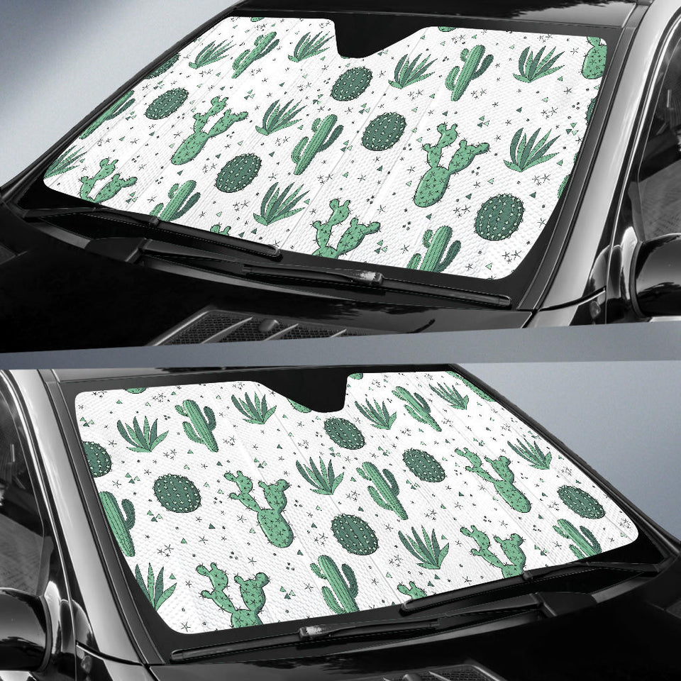 Cactus Pattern Car Sun Shade