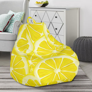 Sliced Lemon Pattern Bean Bag Cover