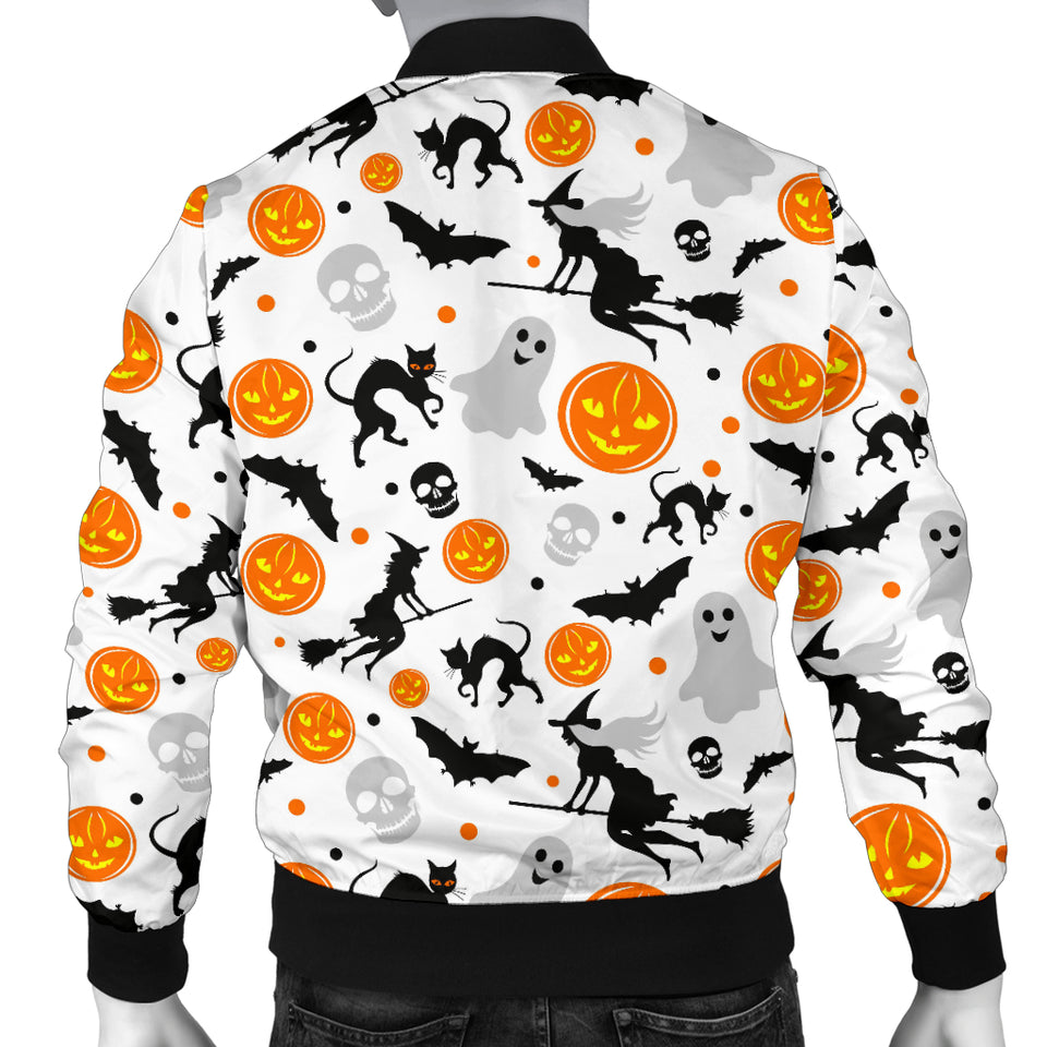 Halloween Pattern Men Bomber Jacket