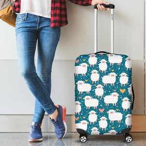 Sheep Heart Pattern Luggage Covers