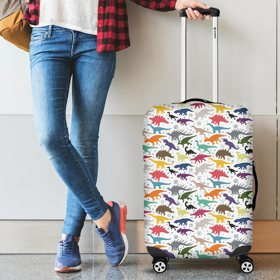 Colorful Dinosaur Pattern Luggage Covers