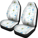 Helicopter Pattern Universal Fit Car Seat Covers