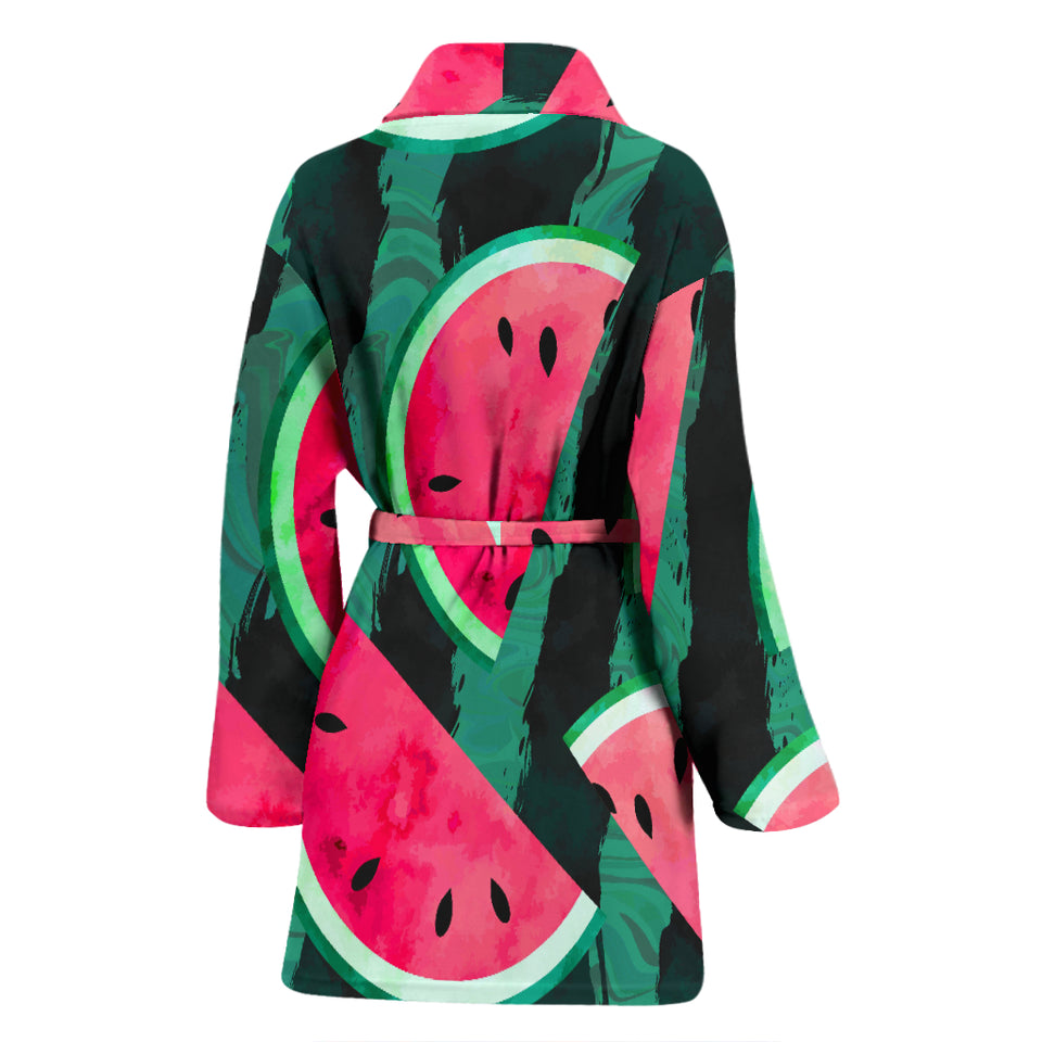Watermelon Pattern Women Bathrobe