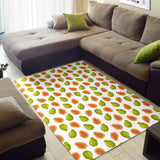 Papaya Pattern Theme Area Rug