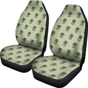 Bonsai Japanes Pattern Universal Fit Car Seat Covers