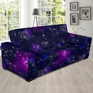 Space Galaxy Pattern Sofa Slipcover