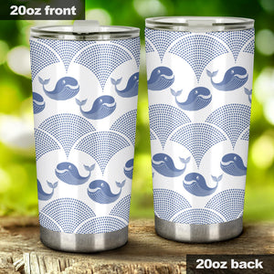 Whale Pattern Tumbler