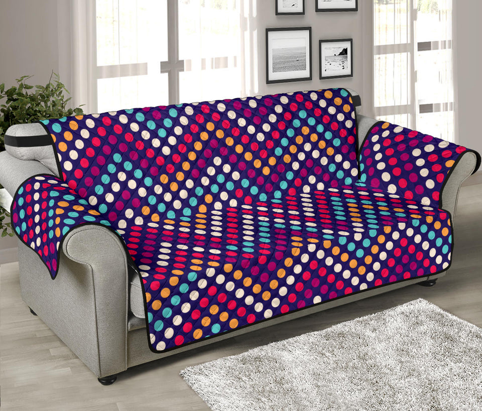 Zigzag Chevron Pokka Dot Aboriginal Pattern Sofa Cover Protector