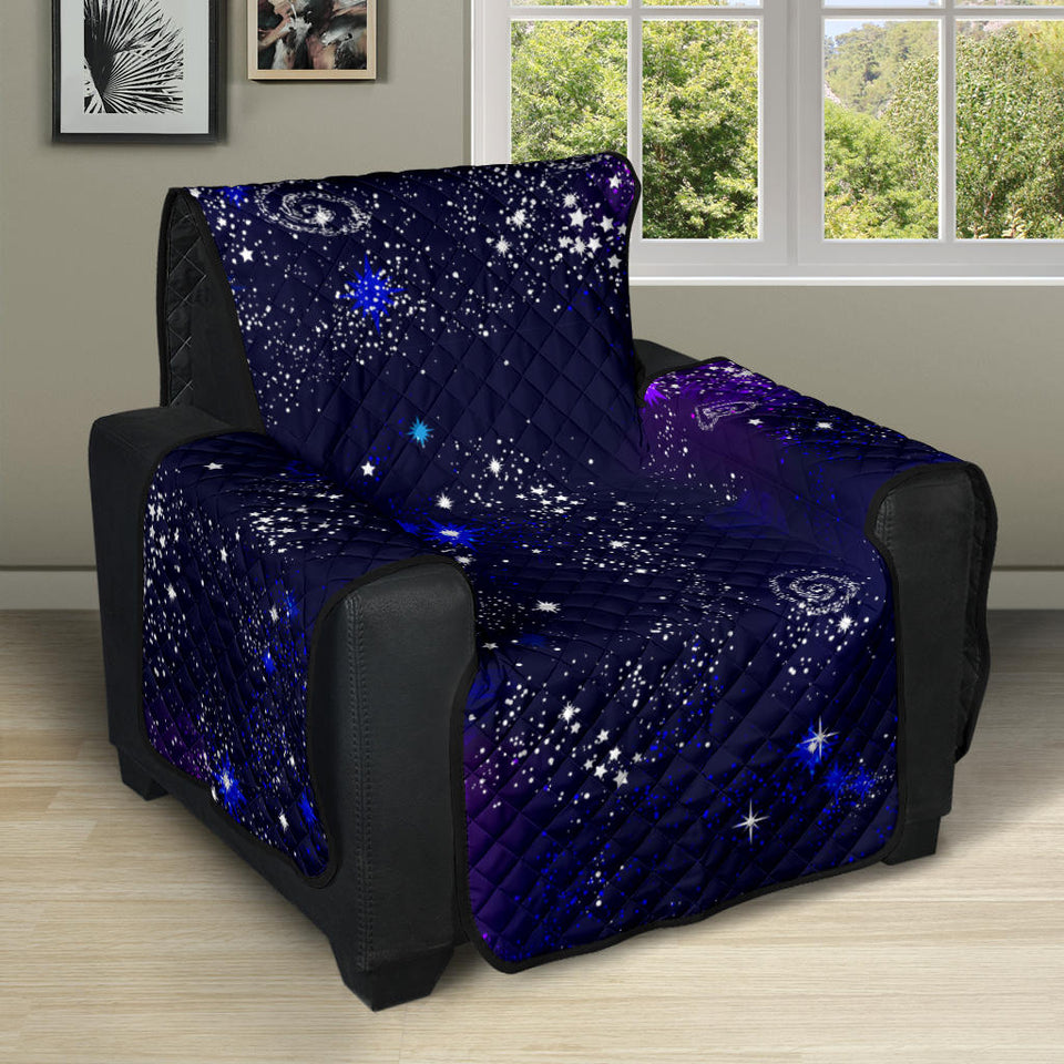 Space Galaxy Pattern Recliner Cover Protector