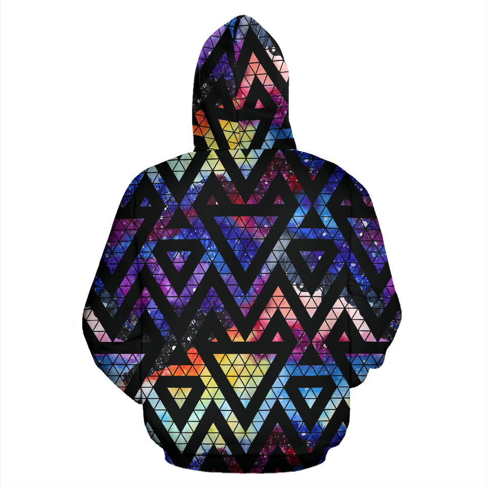Space Colorful Tribal Galaxy Pattern Men Women Pullover Hoodie