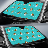 Cute Beagle Pattern Car Sun Shade