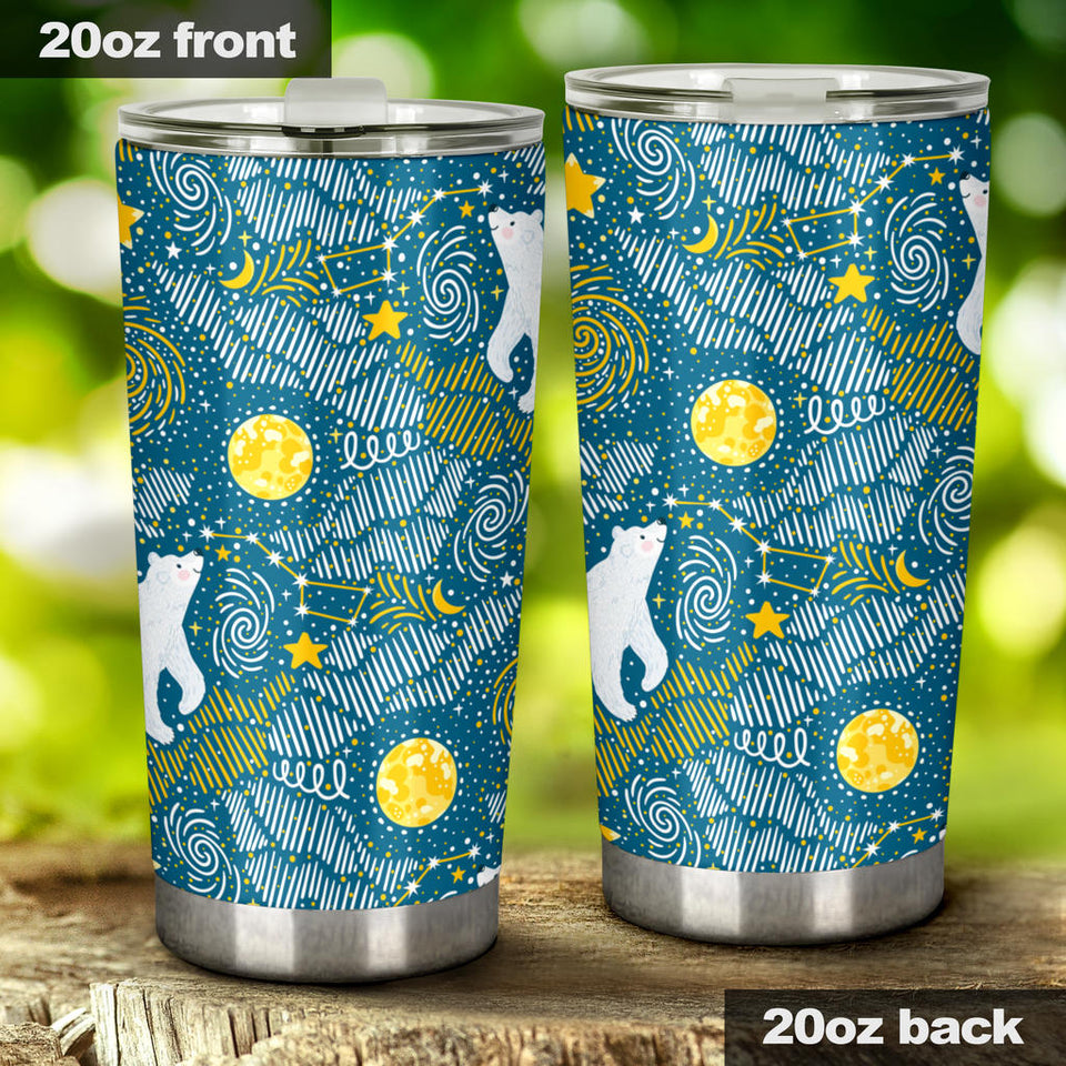 Polar Bear Pattern Tumbler