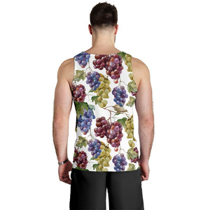 Grape Pattern Men Tank Top